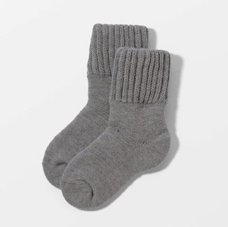 毛布ソックス グレー