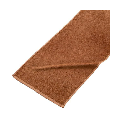 300匁 竹繊維フェイスタオル ブラウン 12枚入