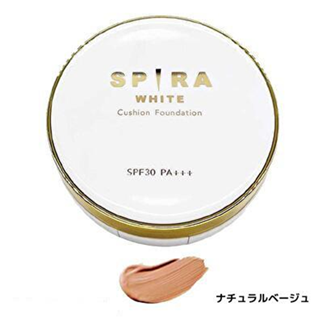 SPIRA WHITE  �N�b�V�����t�@���f�[�V���� �i�`�������x�[�W��