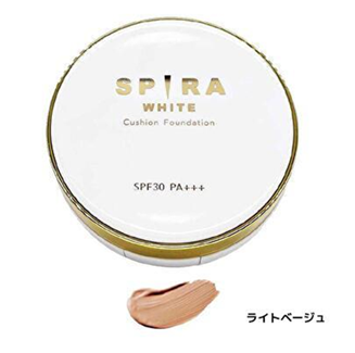 SPIRA WHITE  �N�b�V�����t�@���f�[�V���� ���C�g�x�[�W��