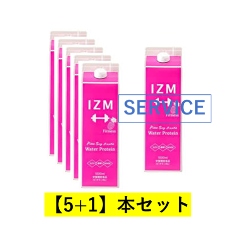 【5+1】IZMウォータープロテイン 1000ml